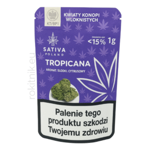 Kwiaty konopi CBD „TROPICANA” – susz konopny 1 g