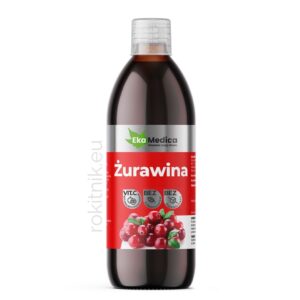 Sok z żurawiny – infekcje pęcherza, układ moczowy, witamina C – 500ml