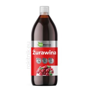 Sok z żurawiny – infekcje pęcherza, układ moczowy, witamina C – 1000 ml