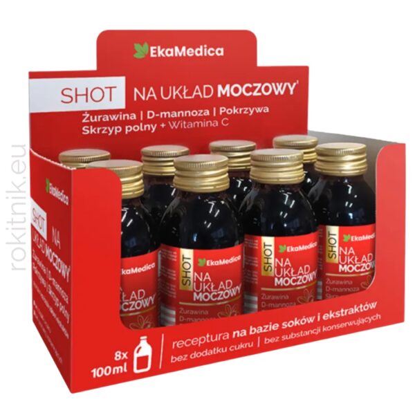 Naturalny shot na zdrowie pęcherza i dróg moczowych
